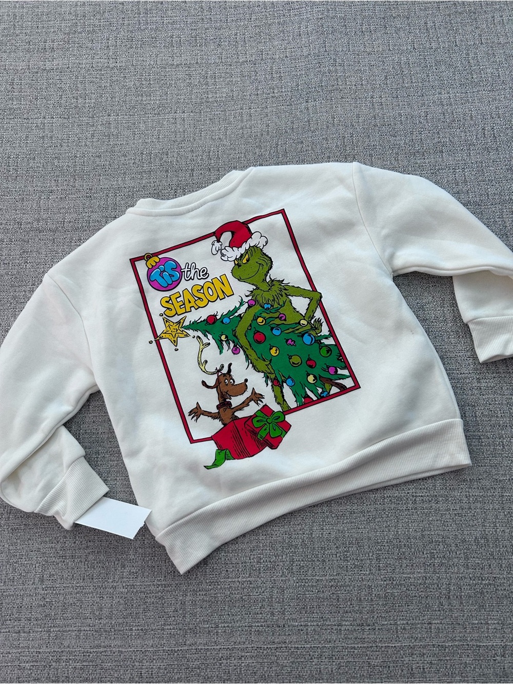 'Tis The Season Grinch Graphic Sweatshirt & Pant NWT. Size 4T - Picture 3 of 11